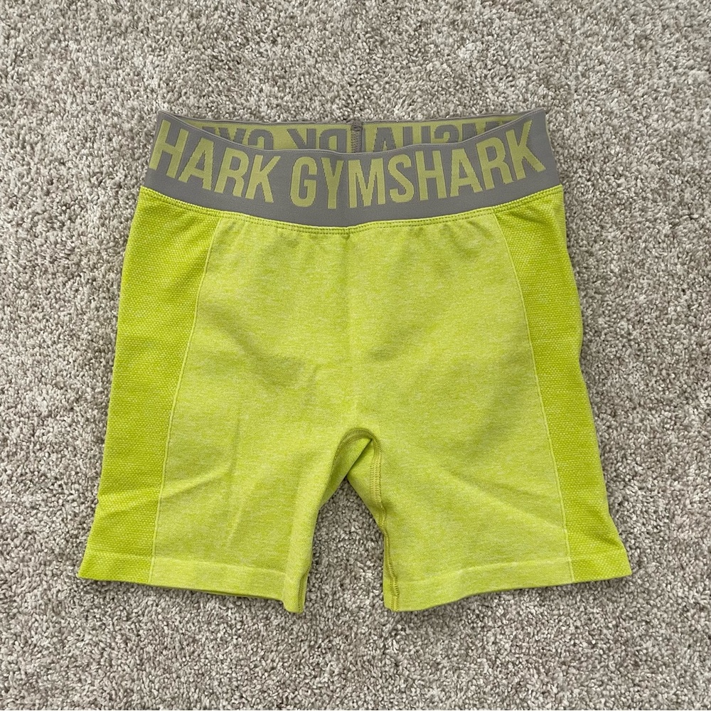 Gymshark Lime Green Marl Flex Shorts